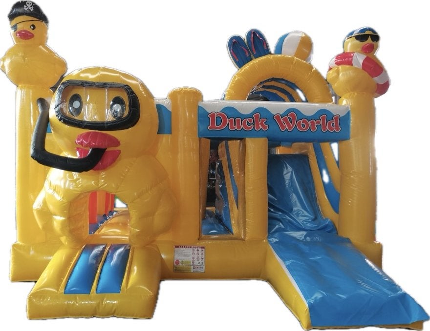 Multiplay Springkasteel Eend, Hobby en Vrije tijd, Ophalen, Gebruikt