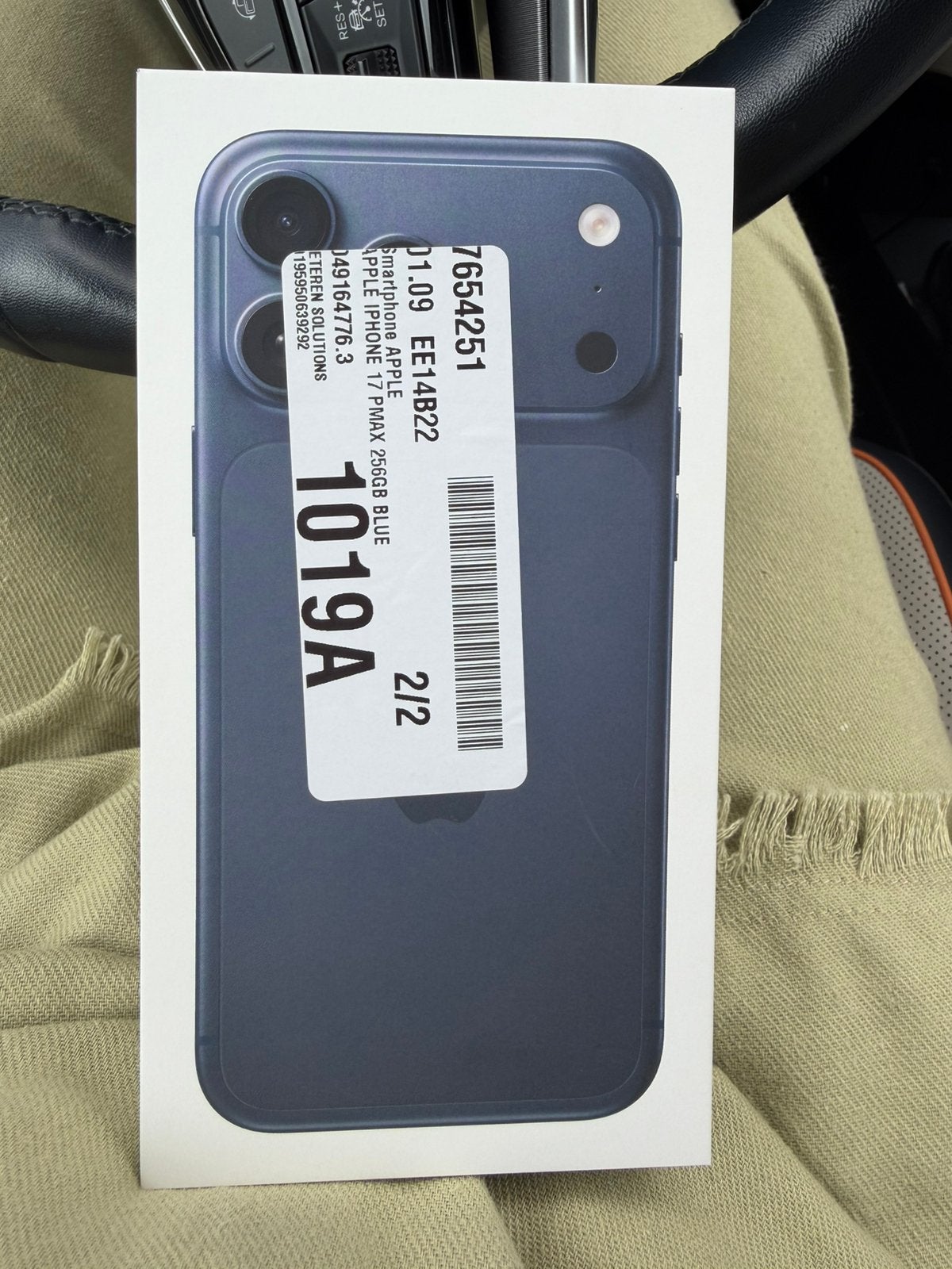 iPhone 17 Pro Max bleu, Neuf, IPhone 17, Enlèvement, Apple