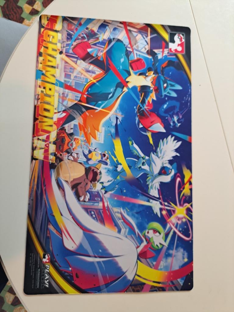 Pokemon cup playmat, Enlèvement