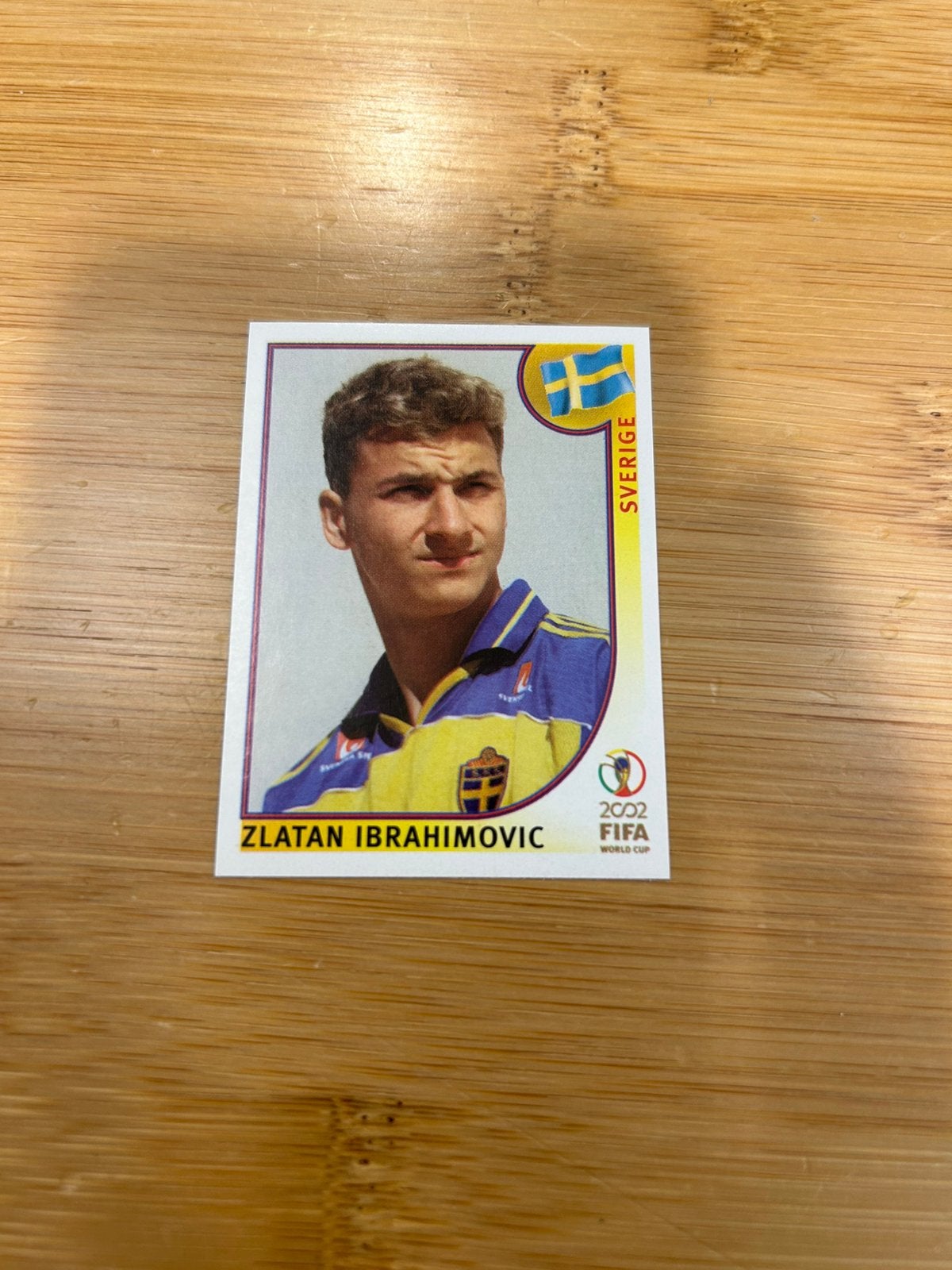 Panini WK 2002 Ibrahimovic, Verzamelen, Ophalen of Verzenden, Zo goed als nieuw, Poster, Plaatje of Sticker