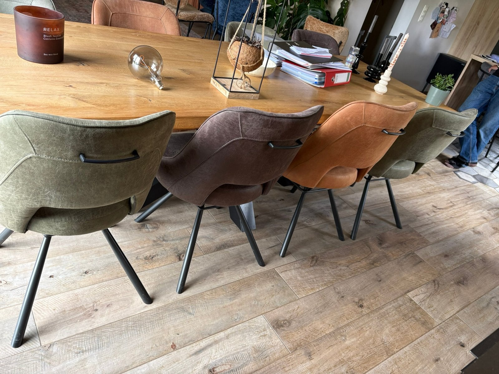 Lot de 8 chaises H&H, Huis en Inrichting, Stoelen, Ophalen, Gebruikt, Vijf, Zes of meer stoelen