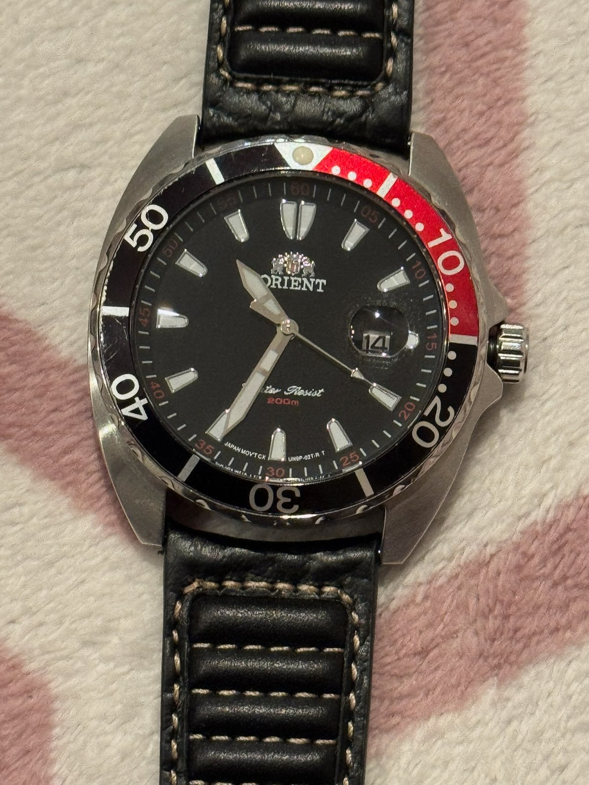 Prachtige mooie nieuwstaat Oriënt Diver 200 m  100 €, Overige merken, Staal, Polshorloge, Overige materialen