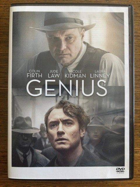 Genius (Jude Law - Colin Firth), Tous les âges, Enlèvement, Comme neuf, Drame historique