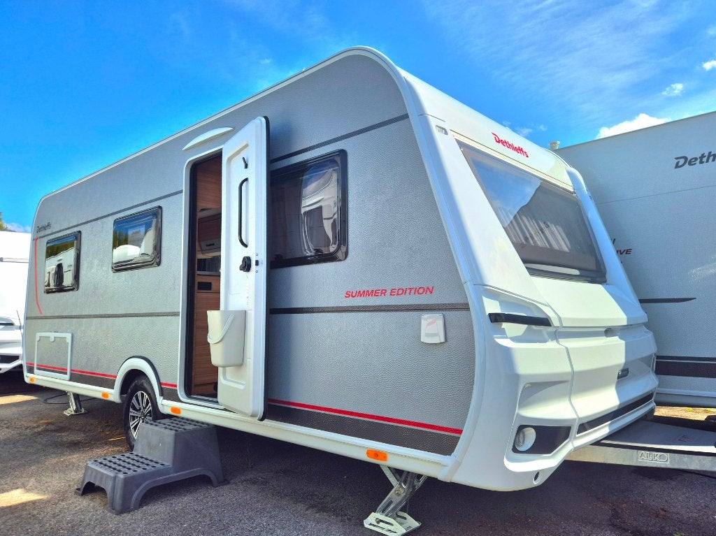 ️ DETHLEFFS SUMMER EDITION 510 LE, Caravans en Kamperen, Bedrijf, Treinzit, 2 aparte bedden, Tot en met 4