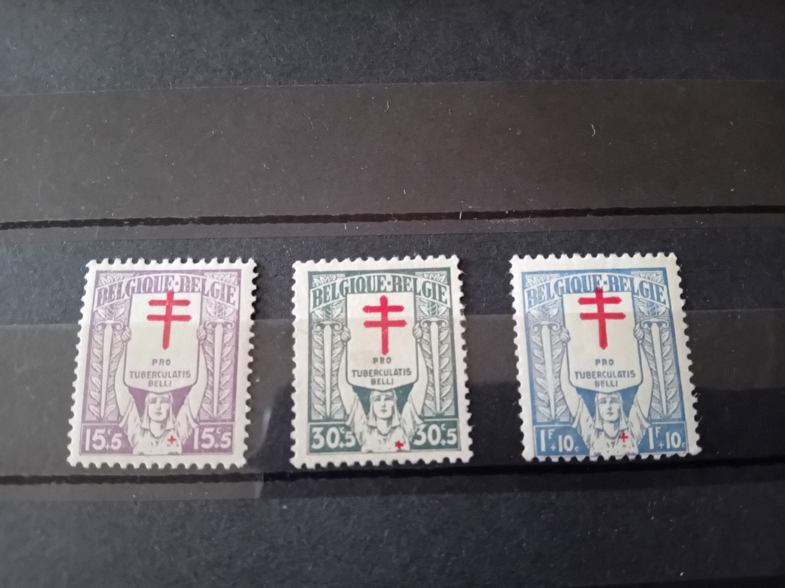 Timbres de Belgique n 234/236* lot 607B, Envoi, Neuf