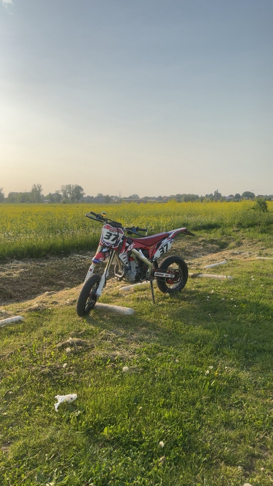 Honda crf supermoto, Motoren, 450 cc, Gebruikt, Particulier, Minimaal motorrijbewijs A2