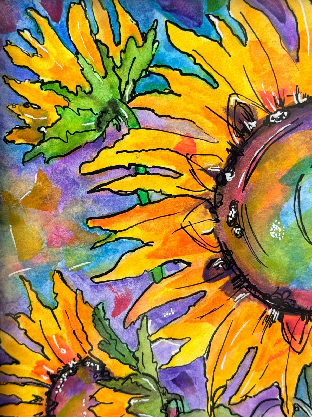 Sunflower Aquarel, Verzenden