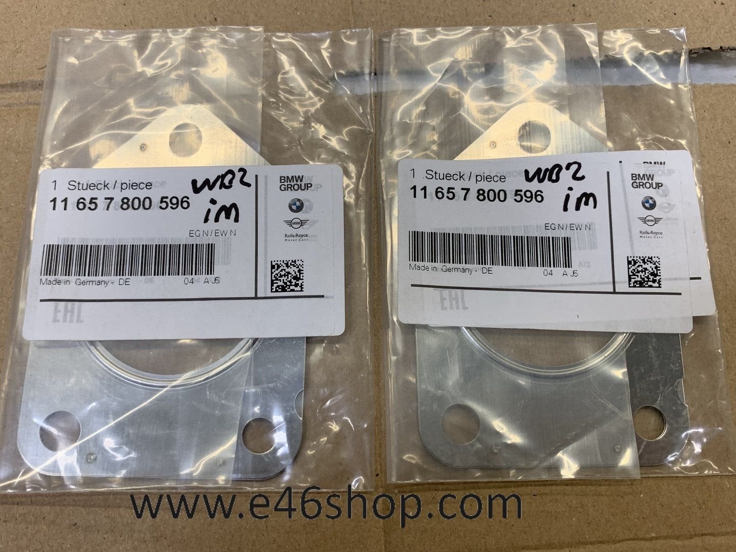 PAKKING UITLAAT SPRUITSTUK TURBO  BMW OE 11657800596, Neuf, -, -, Enlèvement ou Envoi