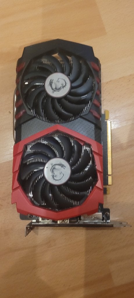 Carte graphique MSI GeForce GTX 1050 Ti GAMING X 4G, Computers en Software, PCI-Express 3, Gebruikt, HDMI, Ophalen of Verzenden
