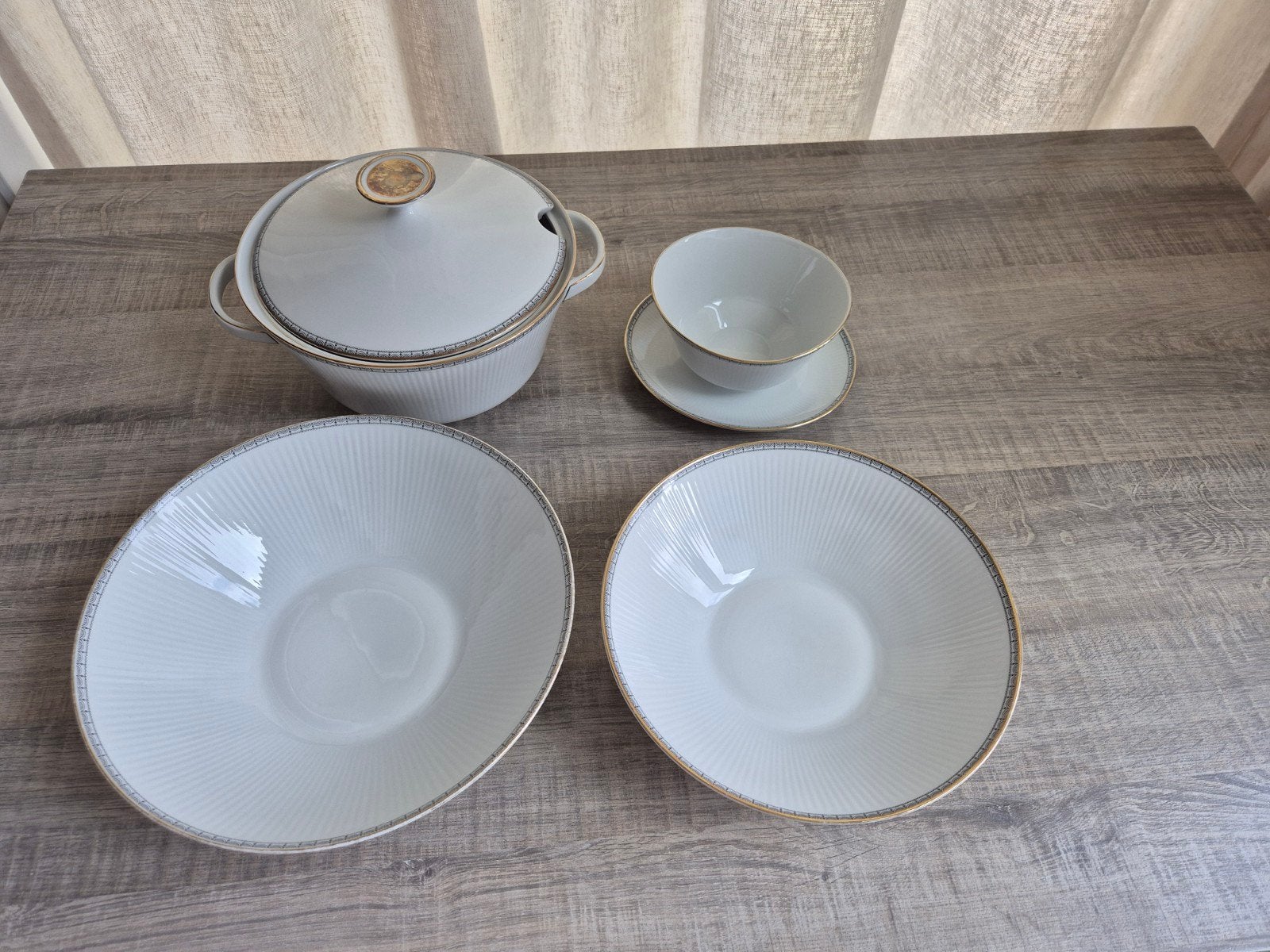 Porselein eetservies, Ophalen, Gebruikt, Bord(en), Overige stijlen