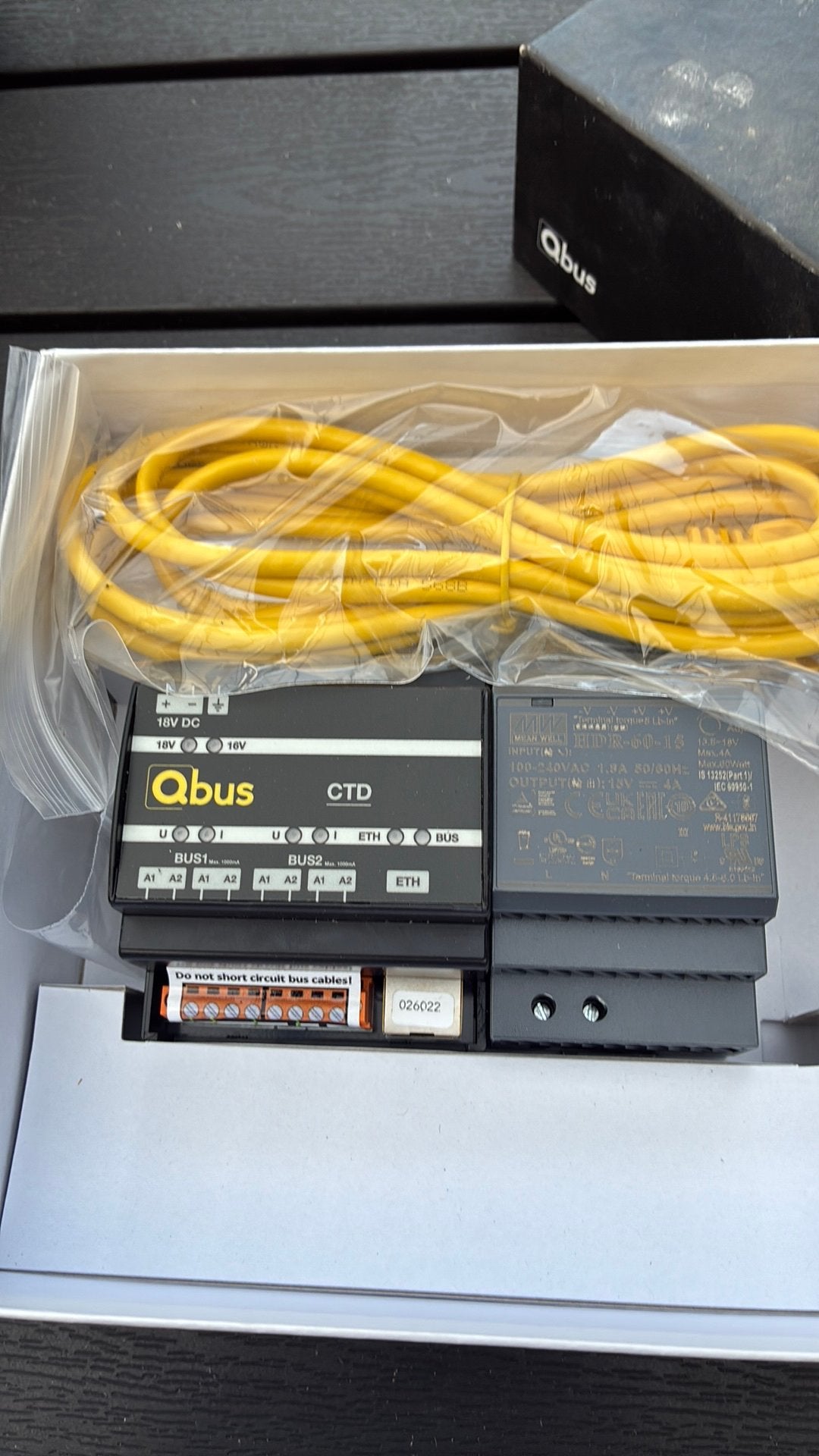 Qbus - Controller Voor 10 Mod Incl Voeding - Ctd10, Ophalen, Nieuw