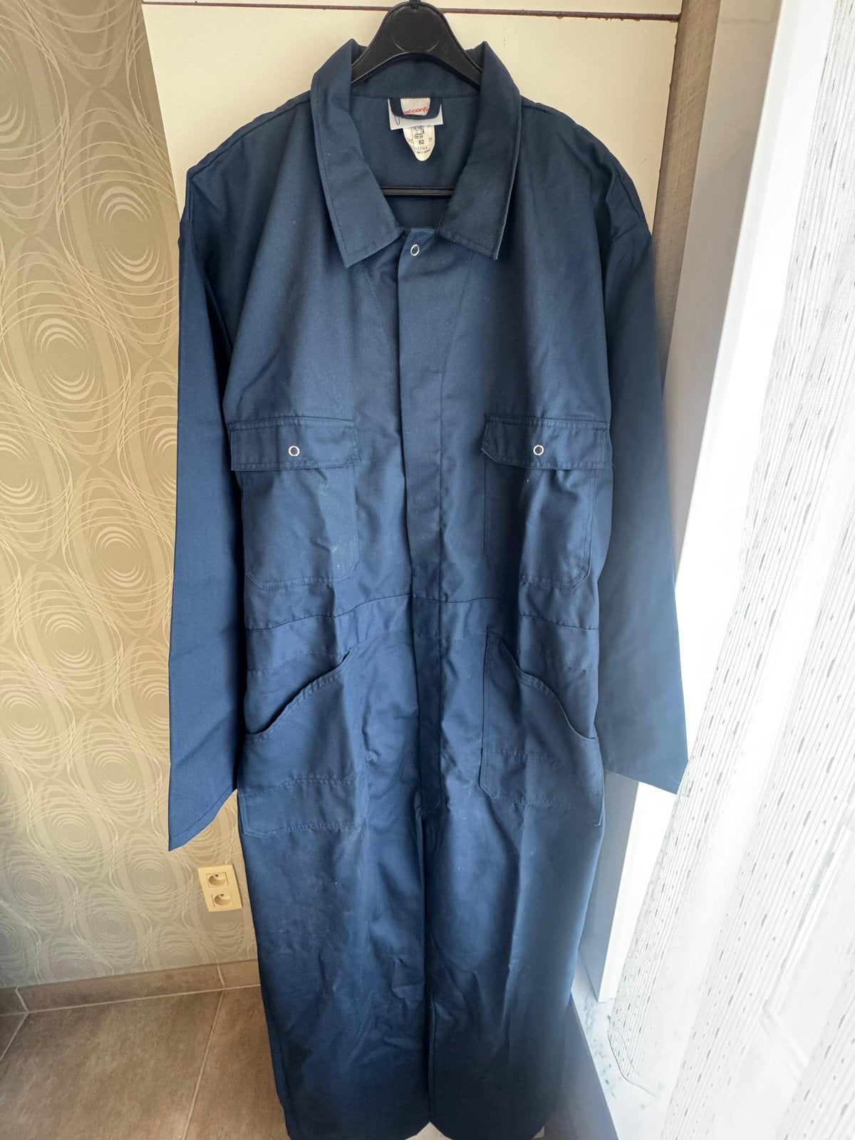 Blauwe werkoverall, Kleding | Heren, Kostuums en vesten, Ophalen of Verzenden, Zo goed als nieuw