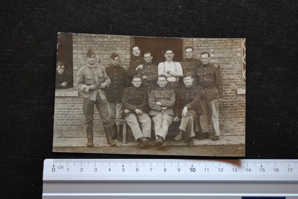 Photo carte soldats 1926 militaire armée belge Conscrits, Enlèvement ou Envoi, Autres, Photo ou Poster