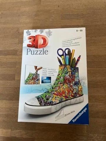 3D puzzel schoen, Enlèvement, Moins de 500 pièces, Comme neuf, Rubik's Cube ou Puzzle 3D