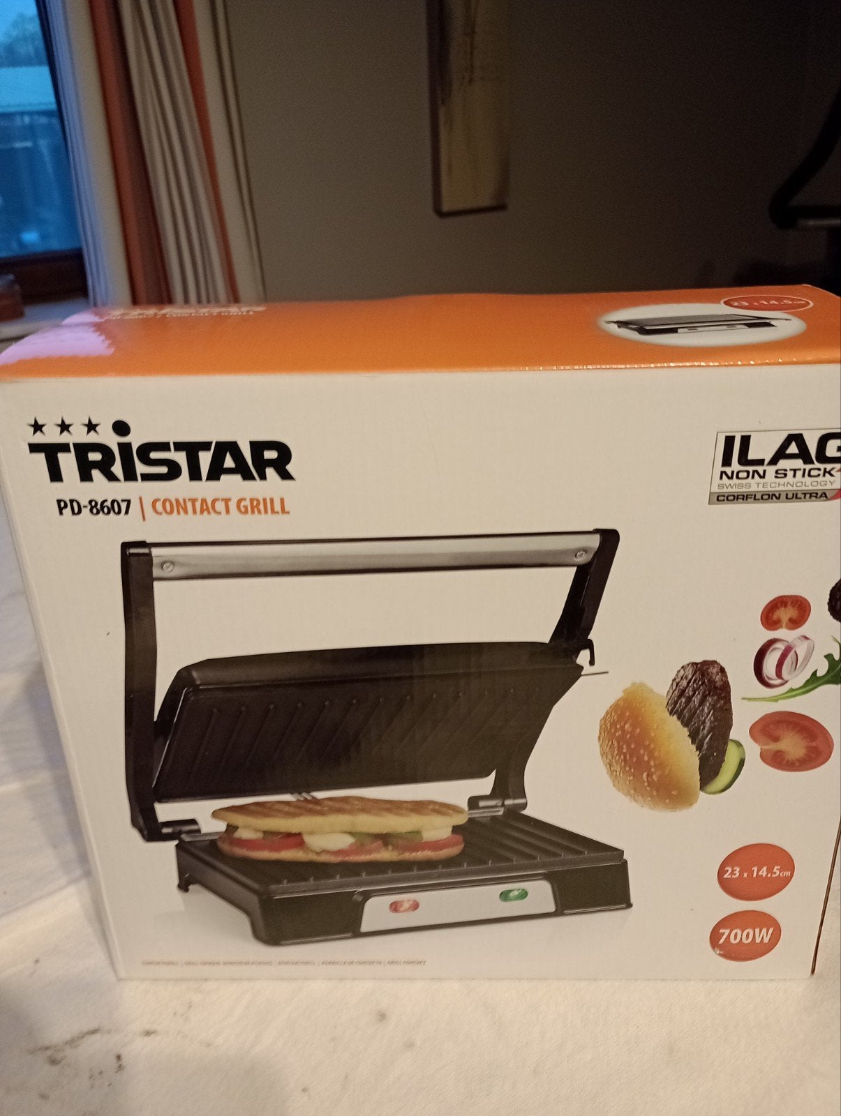 Contactgrill, Ophalen