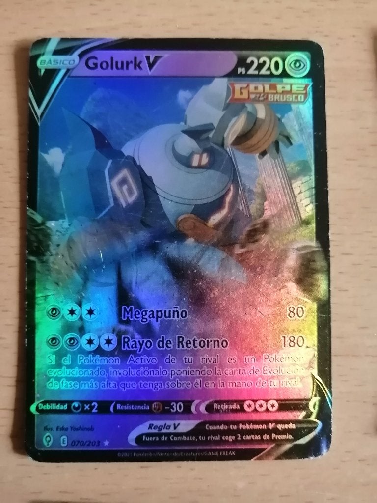 Carte Pokémon Golemastoc V (Golurk V) PS220, Ophalen of Verzenden
