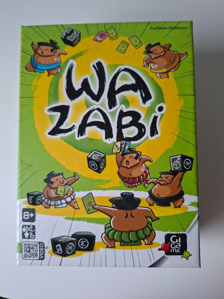 Wazabi - dobbelspel, Trois ou quatre joueurs, Enlèvement ou Envoi, Comme neuf, Gigamic