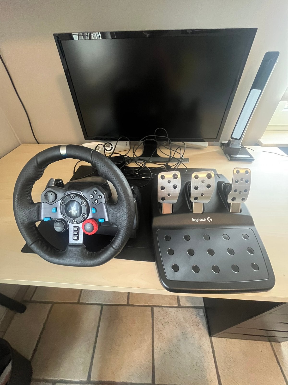 Logitech G29 Driving Force, Games en Spelcomputers, Spelcomputers | Sony Consoles | Accessoires, Ophalen, Gebruikt, Stuur of Pedalen