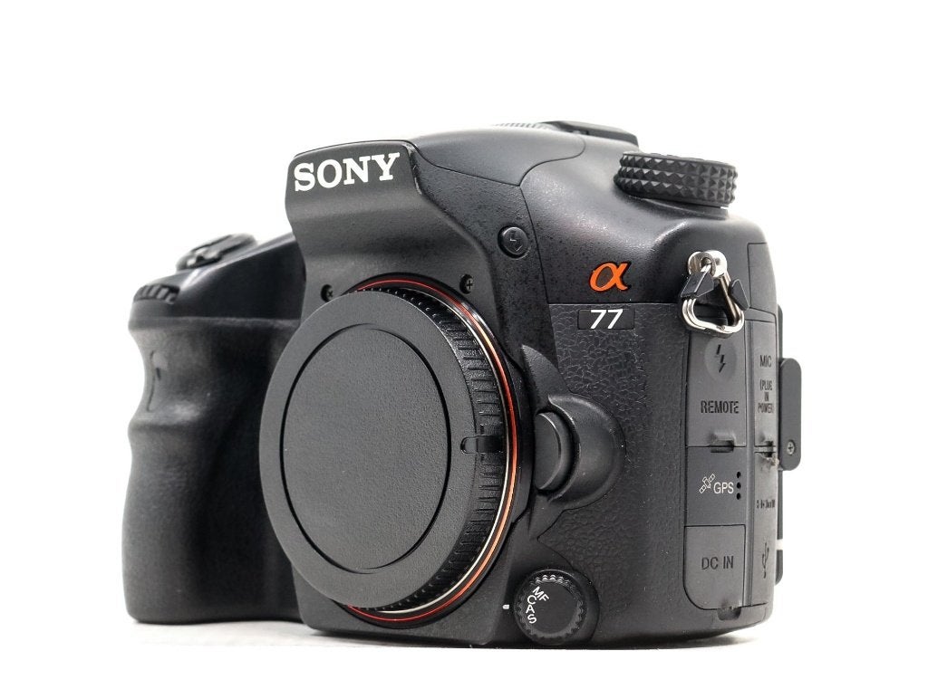 Sony SLT-A77 APS-C 24,3 MP, Ophalen, Gebruikt, Accu, Spiegelreflex