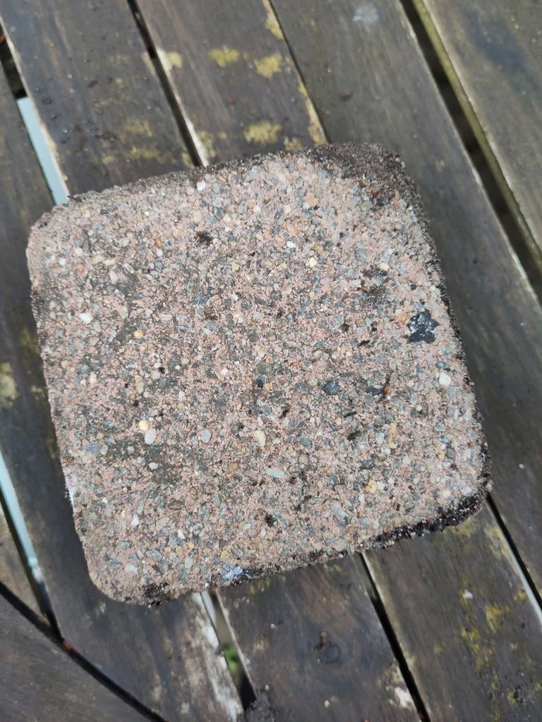Klinkers terras - 15m² - gratis, Ophalen, Overige materialen, Gebruikt, Klinkers