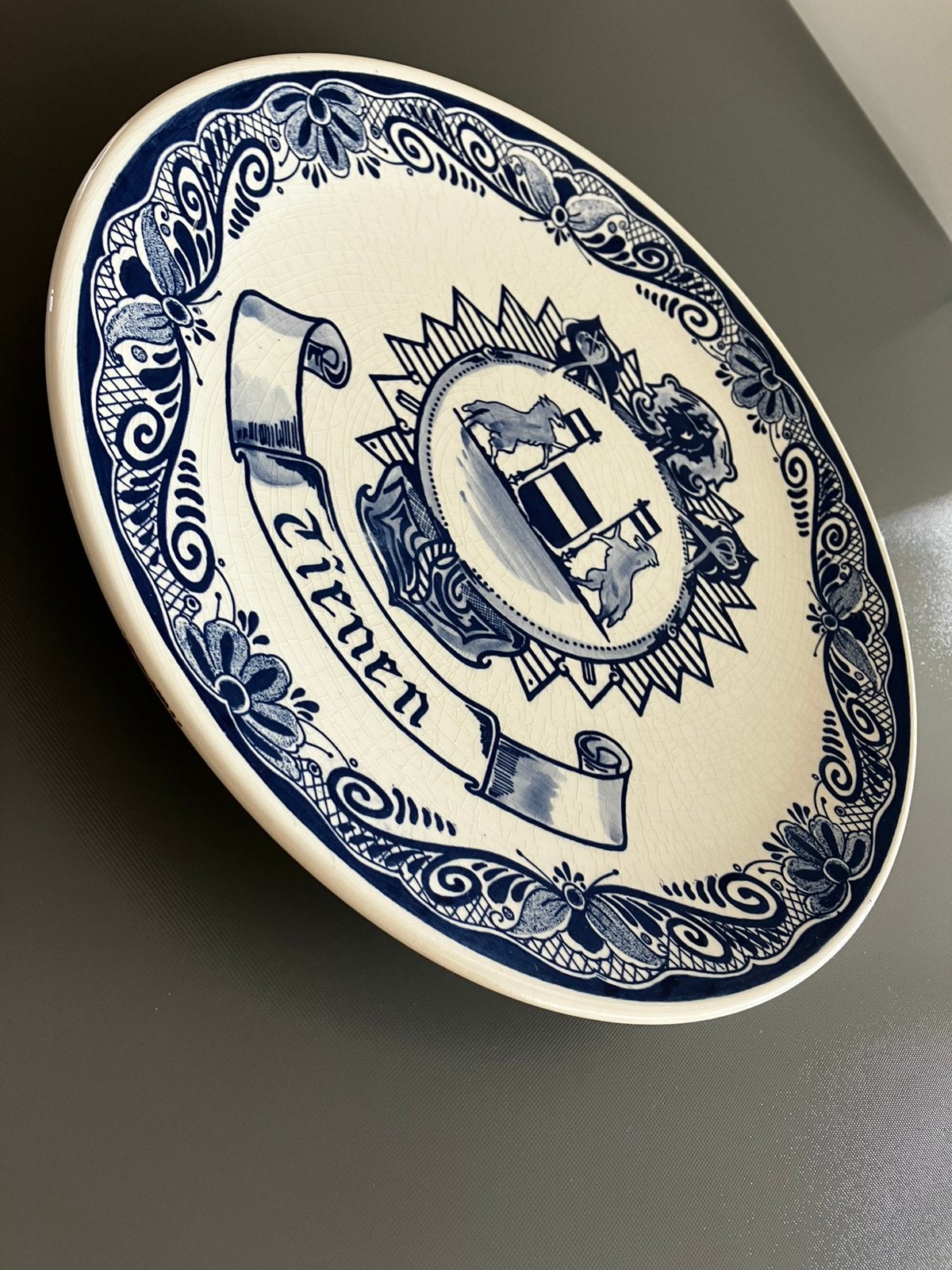 Set Grote Wandborden Delfts Blauw, D 30 cm., Ophalen of Verzenden