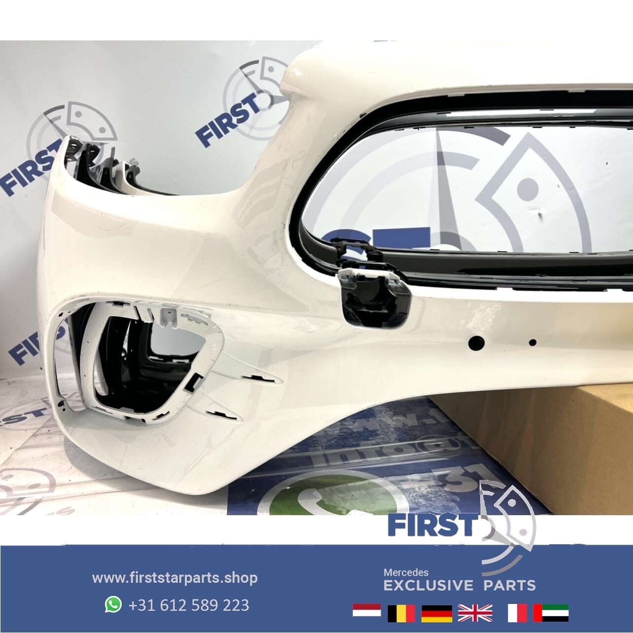 W213 C238 AMG Voorbumper Mercedes E Klasse 2022 bumper PDC F, Gebruikt, -, Voor, Ophalen of Verzenden