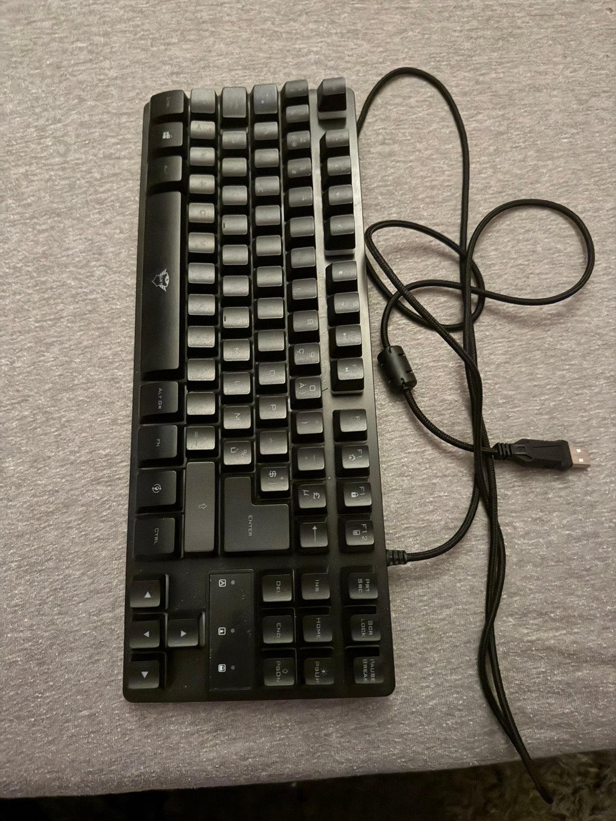 GXTrust 833 Thado TKL AZERTY Keyboard, Computers en Software, Toetsenborden, Ophalen, Gaming toetsenbord, Azerty, Zo goed als nieuw