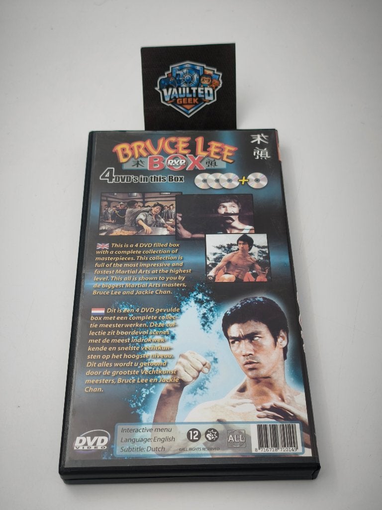Bruce Lee Box 4 DVD’s + Jackie Chan, CD & DVD, DVD | Action, Enlèvement ou Envoi, Anglais, Arts martiaux, Néerlandais