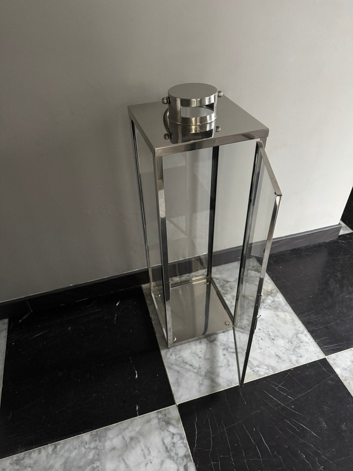 Windlicht groot, Huis en Inrichting, Ophalen, Windlicht, Gebruikt, Glas
