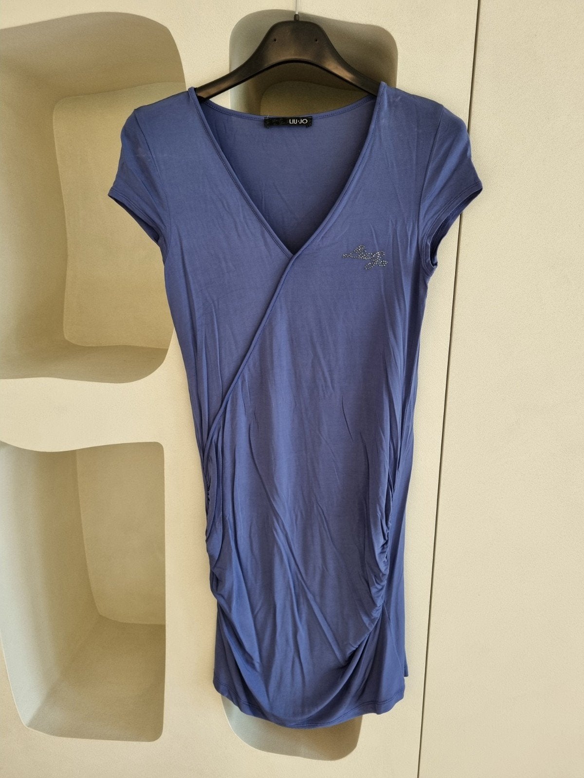 Donker blauwe jurk Liu Jo IT 42 = EUR 38, Kleding | Dames, Jurken, Maat 38/40 (M), Blauw, Liu Jo, Ophalen of Verzenden
