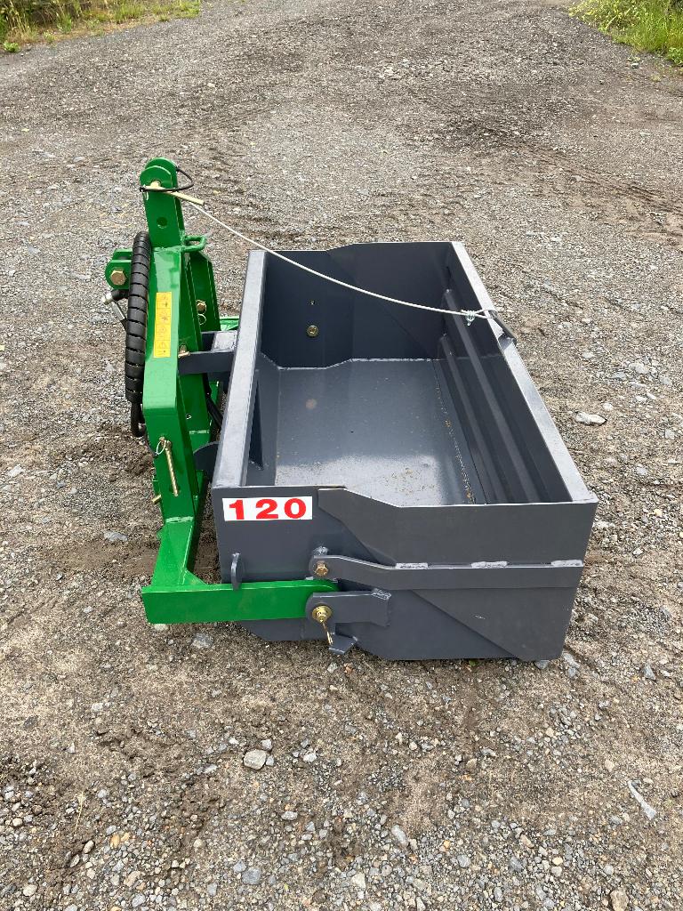 Godet hydraulique Kraffter 120 avec valve, Jardin & Terrasse, Brouettes, Enlèvement, Neuf, Manuelle, Power Plus