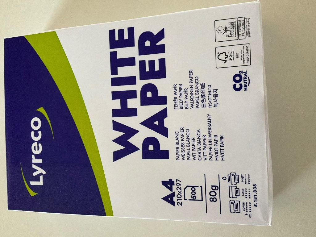 Papier imprimante, Enlèvement, Neuf, Autres types