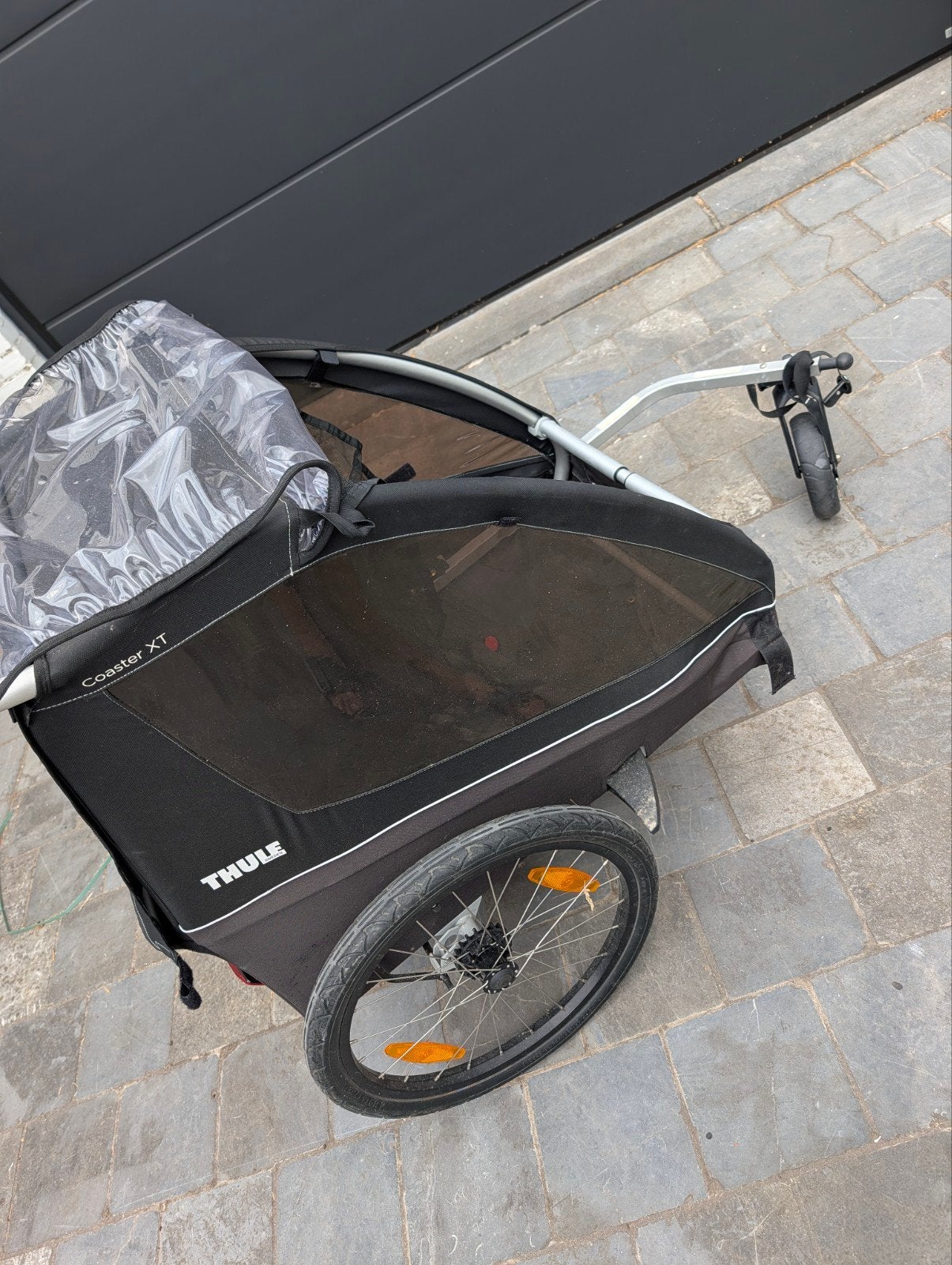 Thule Coaster 2 XT fietskar / buggy voor 2 kinderen, 40 à 60 kg, Pliable, Enlèvement, Utilisé