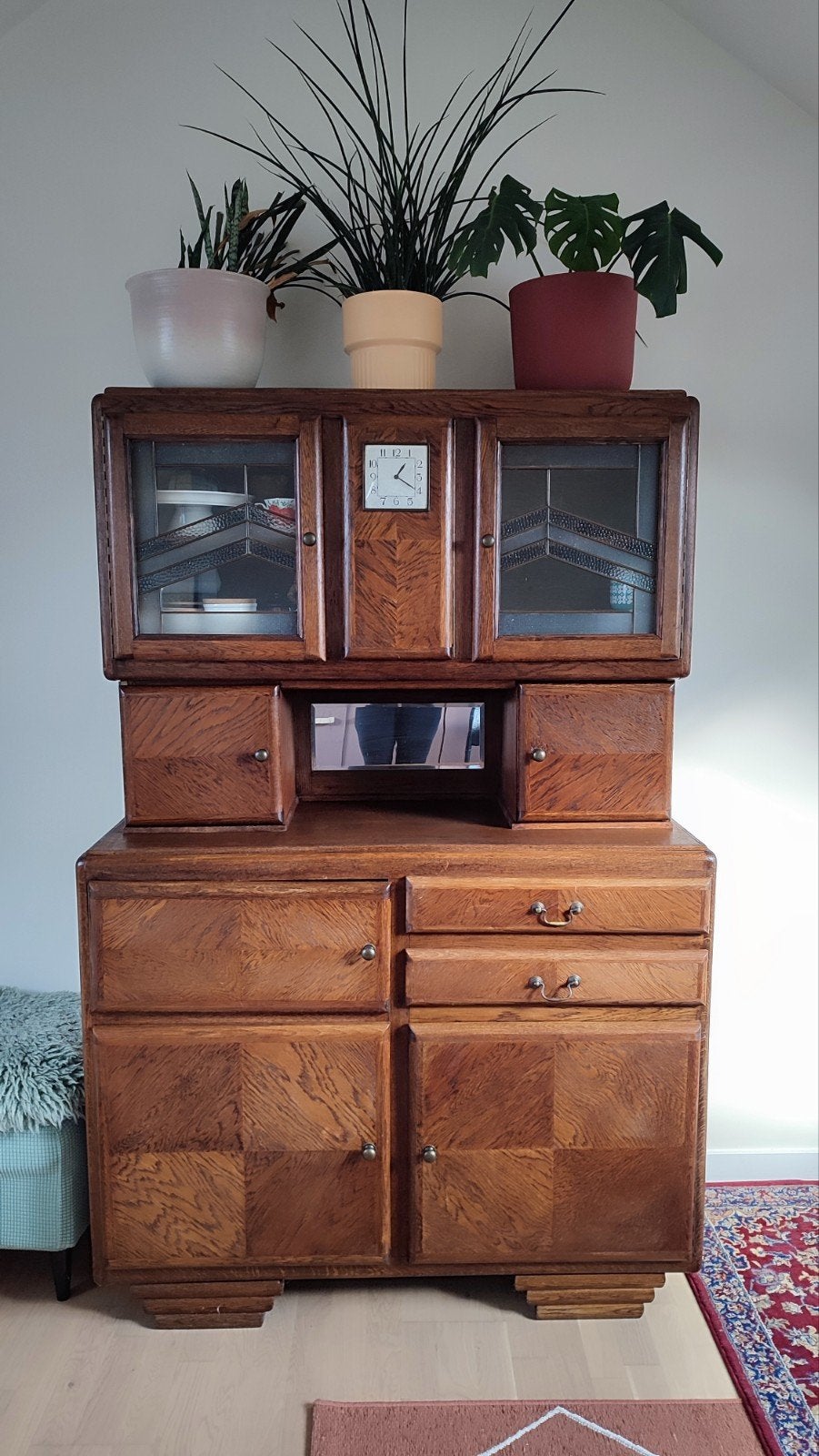 Vintage buffetkast (art deco/interbellum stijl), Ophalen