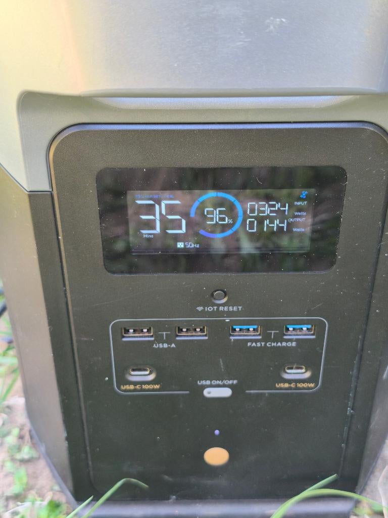 EcoFlow Delta Max 1600, Ophalen of Verzenden, Zo goed als nieuw, Oplaadbaar