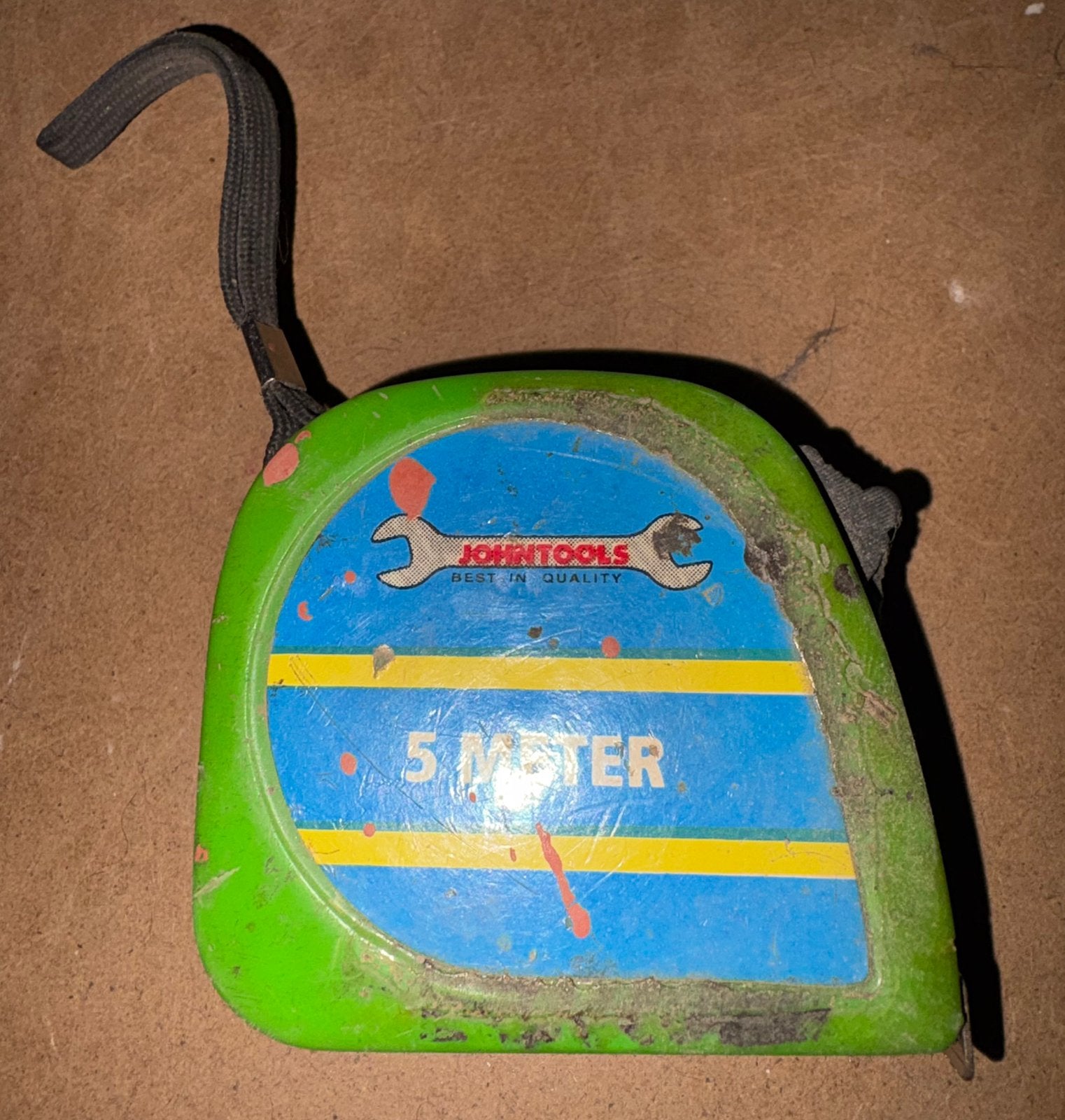 Mètre ruban max 5 M  johntools . Bon etat, Enlèvement ou Envoi, Comme neuf