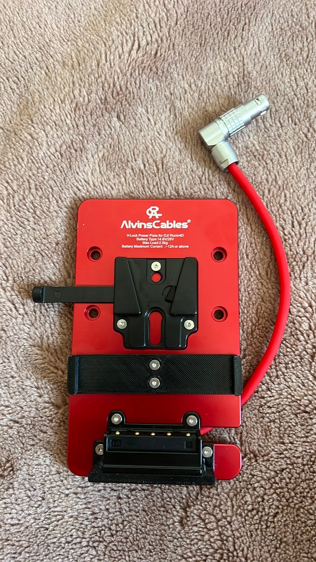 Alvin's Cables V-Lock Accuplaat voor DJI Ronin 4D (Nieuw), Enlèvement, Comme neuf