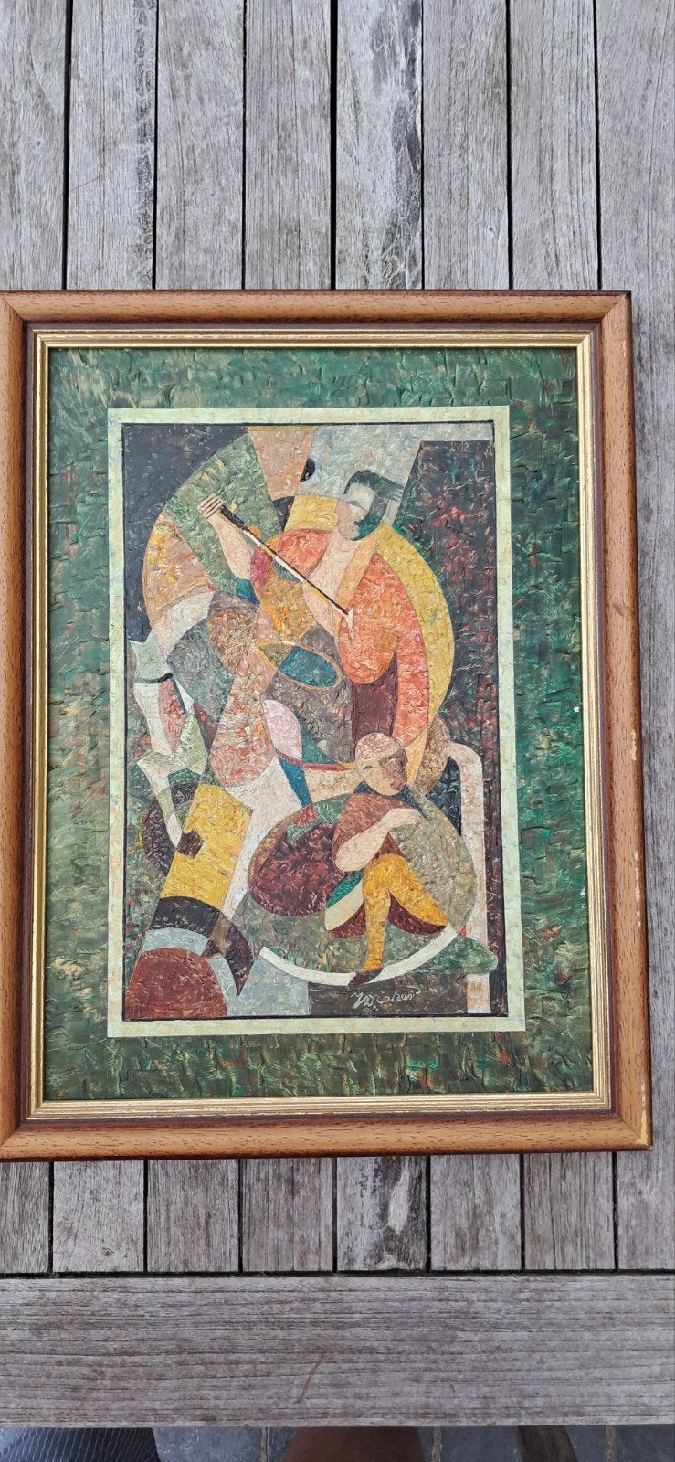 schilderij V De Coker, Panneau, Enlèvement, Abstrait, Autres sujets