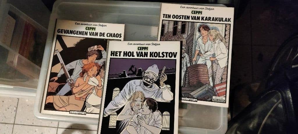 Stefan - drie avonturen strips, Livres, BD, Plusieurs BD, Enlèvement, Utilisé, Ceppi