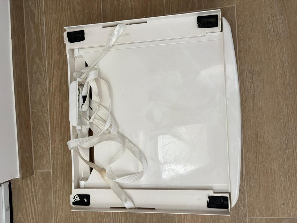 Stapelkit / tussenstuk wasmachine en droger, Ophalen, Gebruikt, Wit