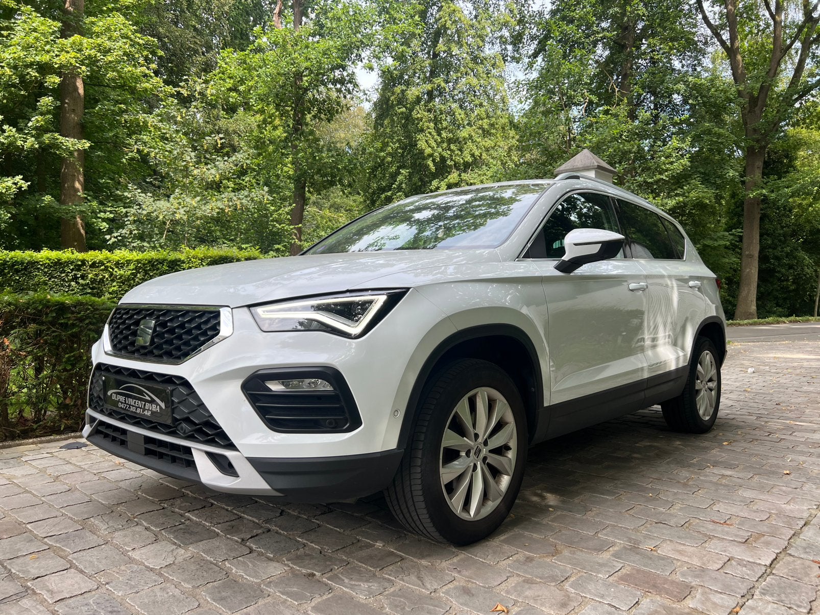 SEAT   Ateca 1.0 TSI*2021*85000KM*, Auto's, Seat, Voorwielaandrijving, Stof, Ateca, Wit