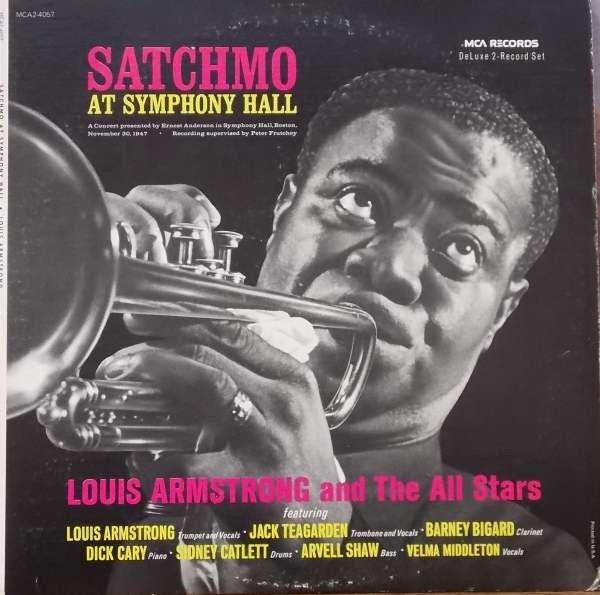 Louis Armstrong And The All Stars – Satchmo At Symphony Hall, LP, Ophalen of Verzenden, Zo goed als nieuw, 12 inch