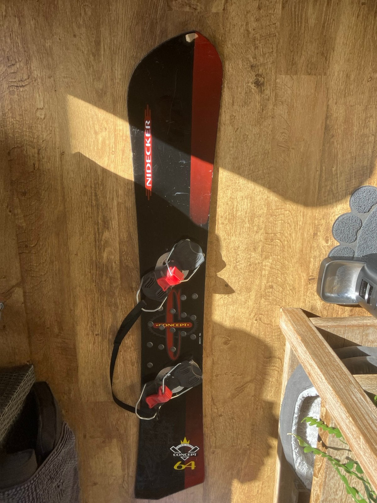 Nidecker Concept 64 Snowboard (164 cm) met Bindingen, Sport en Fitness, Ophalen, Gebruikt, Board