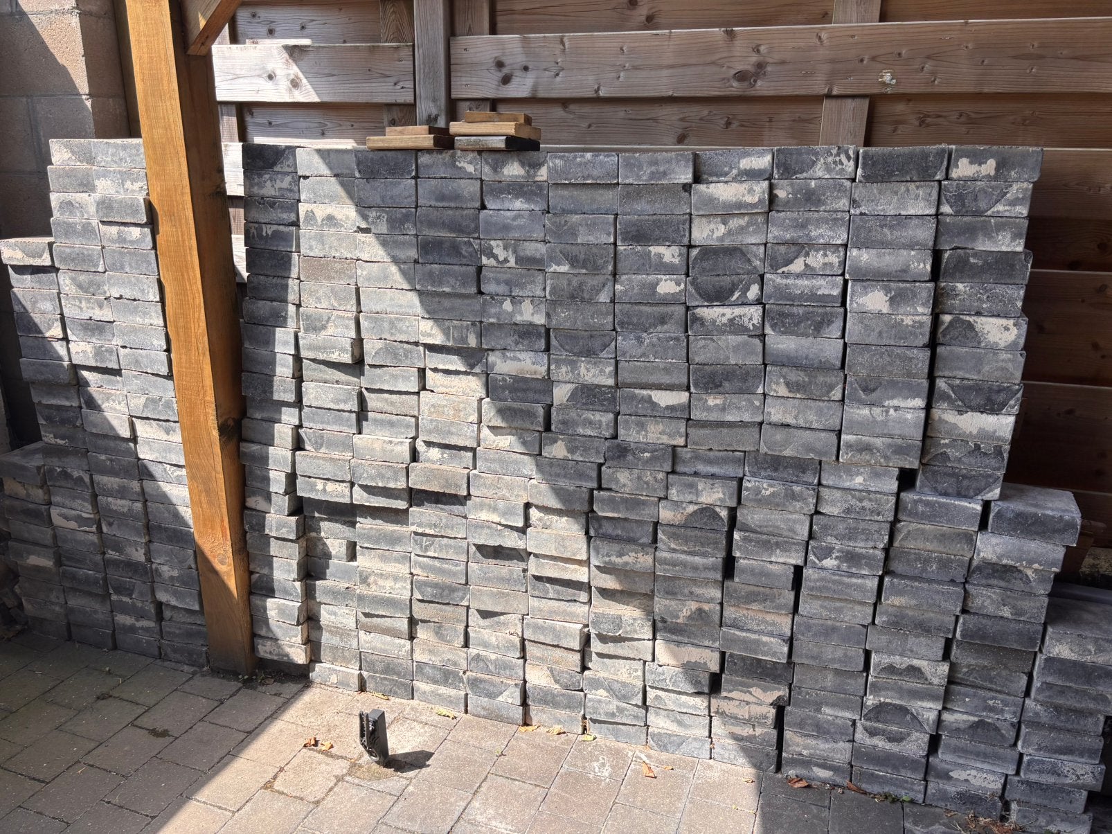 Klinkers 15x15x6 440pcs, Béton, Enlèvement, Utilisé, 5 à 10 m²