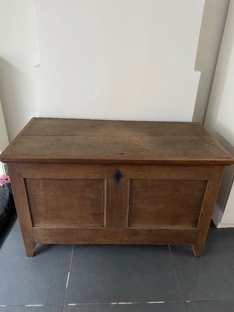 Houten kist, Huis en Inrichting, Woonaccessoires | Kisten, Ophalen, Gebruikt