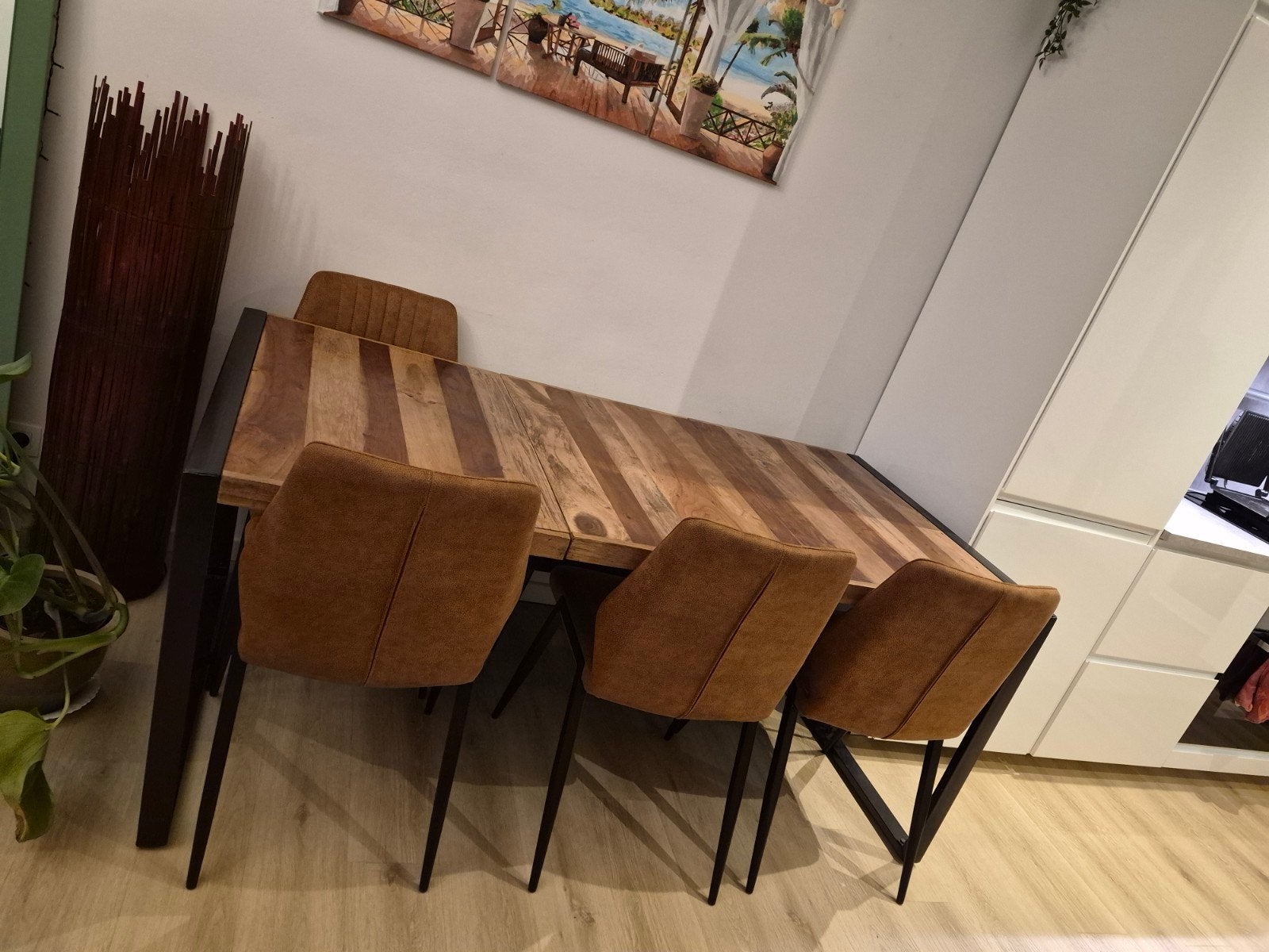 tafel mangohout, Huis en Inrichting, Nieuw, 50 tot 100 cm, Vijf personen of meer, 150 tot 200 cm