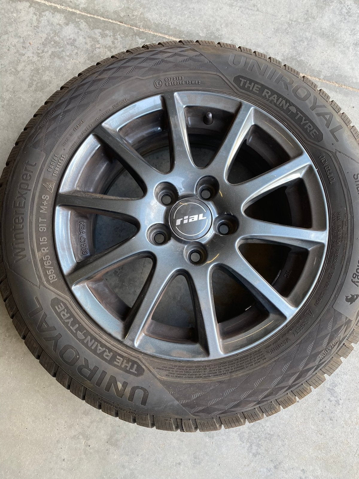 4 winterbanden + alu velgen + sneeuwkettingen, Ophalen, 15 inch, Winterbanden, Velg(en)