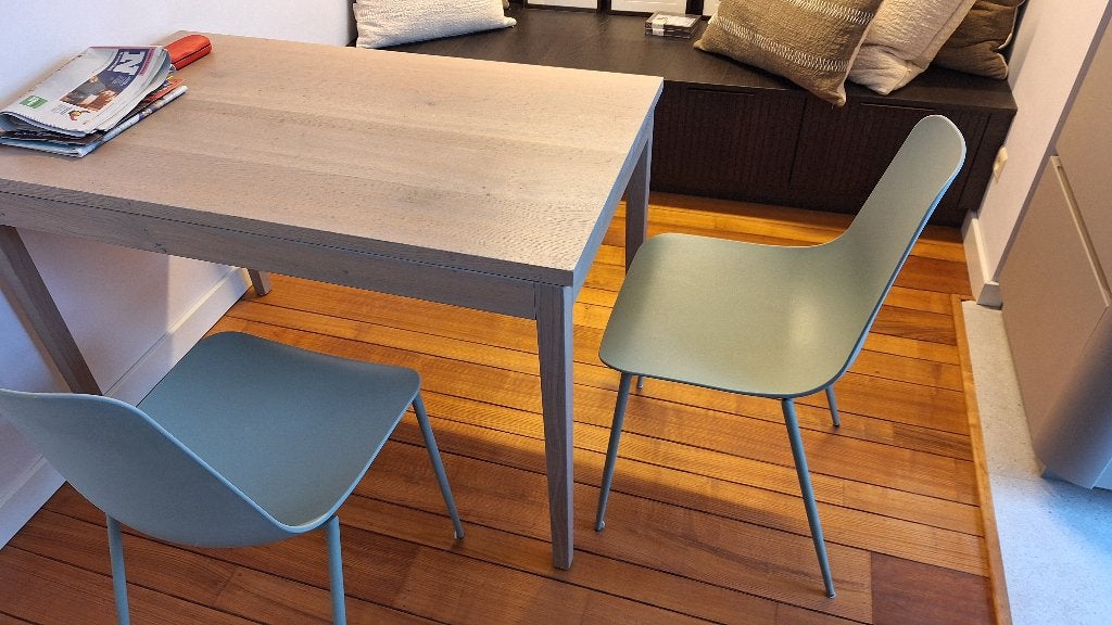 Tafel Eiken 70x120cm, Huis en Inrichting, Tafels | Eettafels, Ophalen, Gebruikt, 100 tot 150 cm, Eikenhout