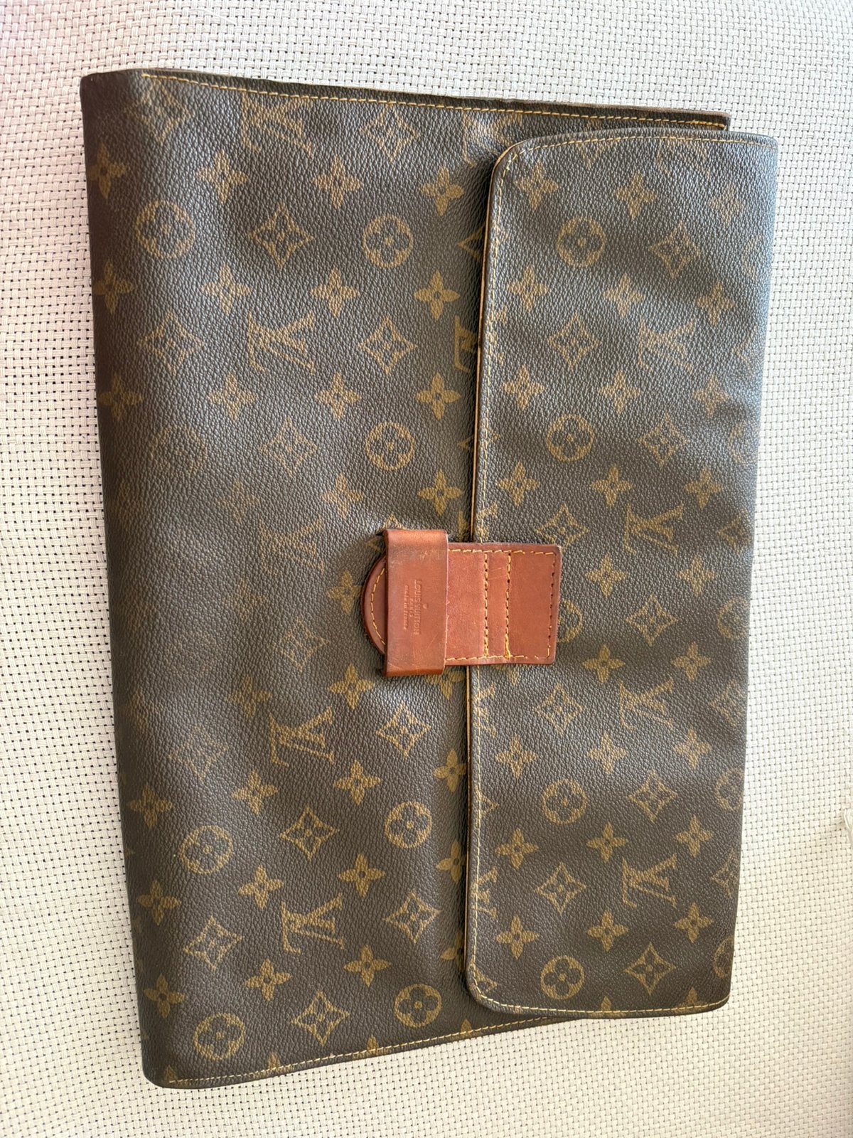 Porte papiers louis Vuitton, Autres marques, Cuir, Enlèvement ou Envoi, Brun