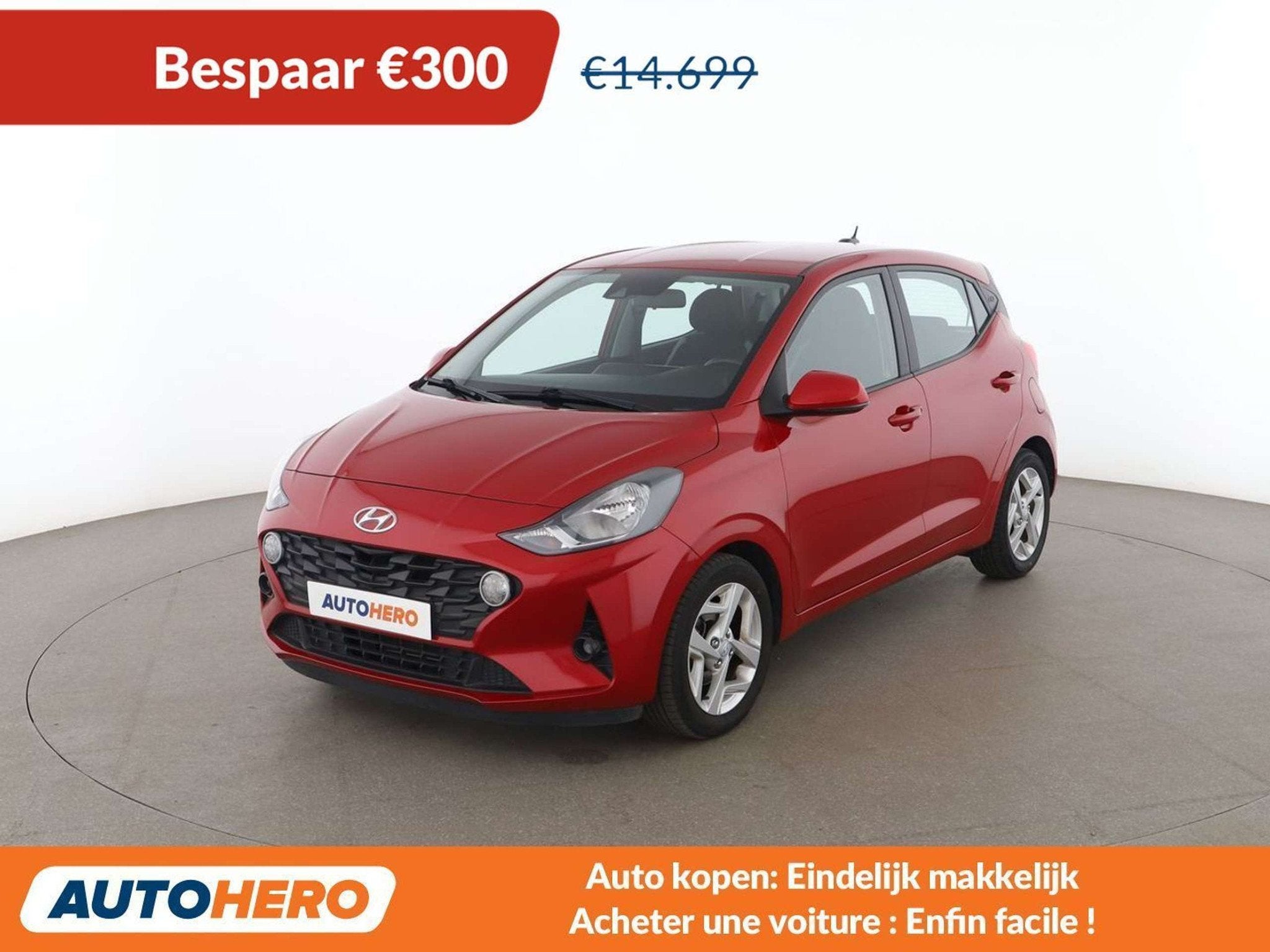 Hyundai i10 1.0 Trend (année de construction 2022), Autos, Rouge, Achat, 998 cm³, Euro 6